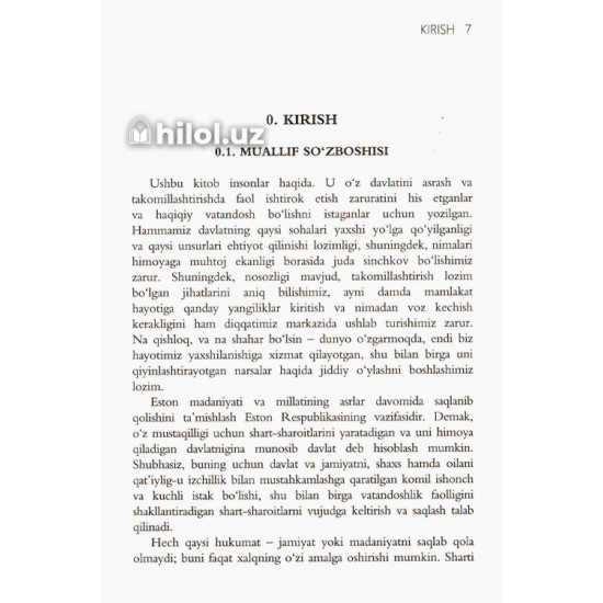 «Vatandoshlik dasturi»