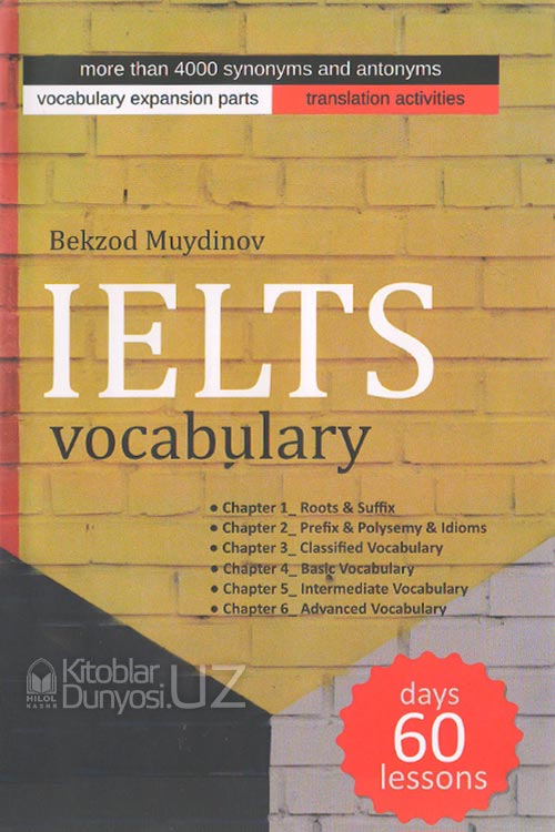 IELTS vocabulary muqovasi