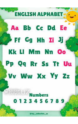 «English alphabet» (plakat, A3)