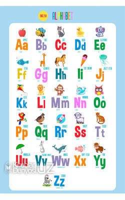 «English alphabet» (rasmli plakat, A3)