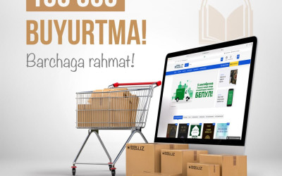 Sahifamiz orqali 100000-buyurtma qabul qilindi!