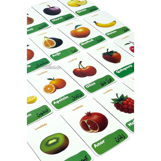 Mevalar arab-tilida (Lumikidy)