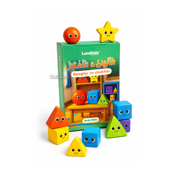 Ranglar va shakllar arab-tilida (Lumikidy)