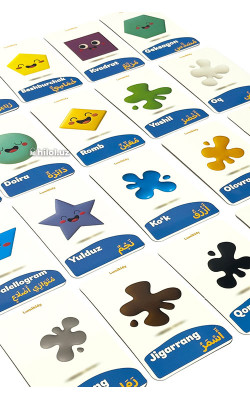 Ranglar va shakllar arab-tilida (Lumikidy)