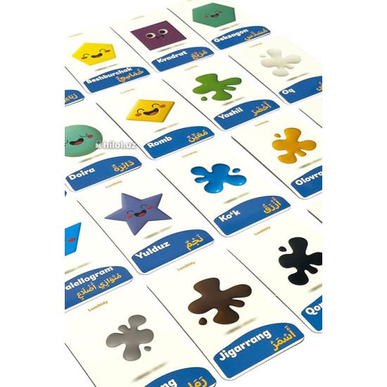 Ranglar va shakllar arab-tilida (Lumikidy)