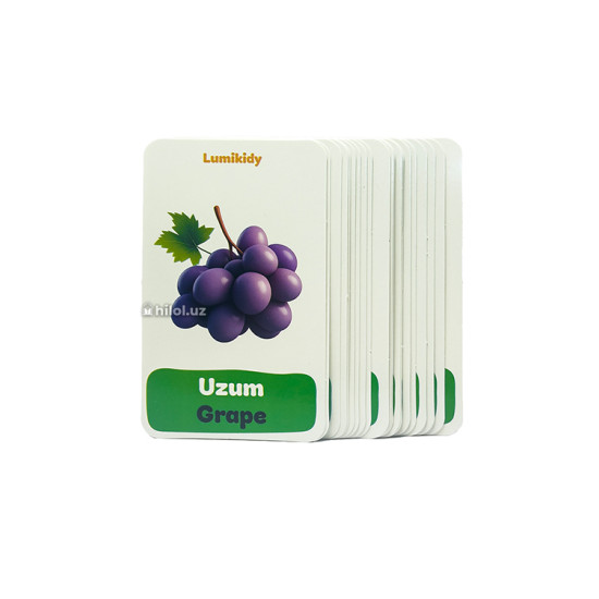 Mevalar ingliz-tilida (Lumikidy)