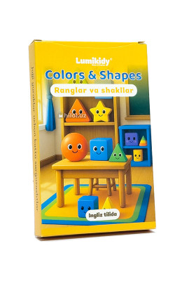 Ranglar va shakllar ingliz-tilida (Lumikidy)