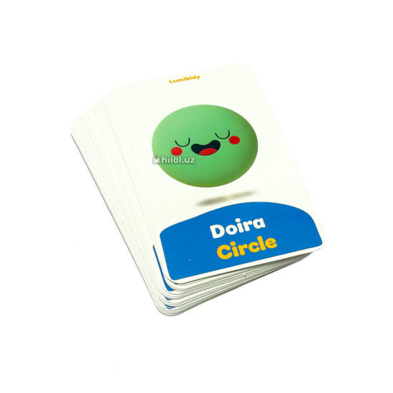 Ranglar va shakllar ingliz-tilida (Lumikidy)