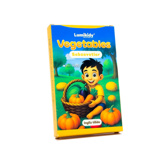 Sabzavotlar ingliz-tilida (Lumikidy)