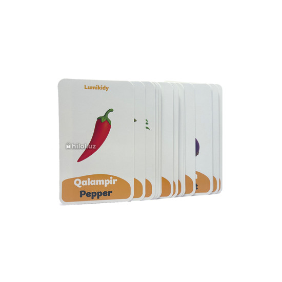 Sabzavotlar ingliz-tilida (Lumikidy)