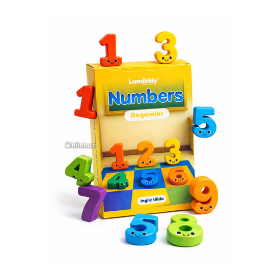 Raqamlar ingliz-tilida (Lumikidy)