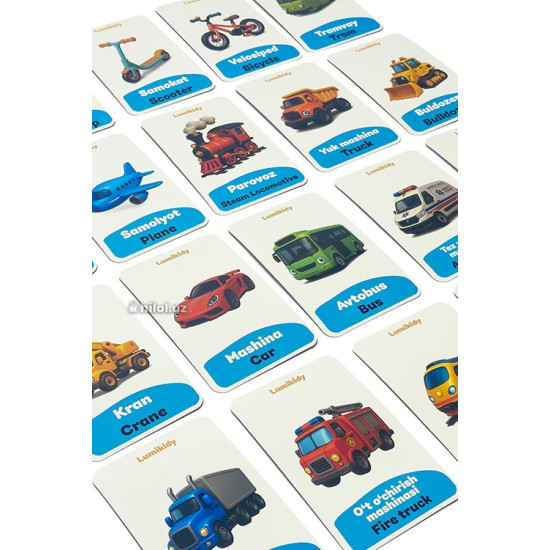 Transport ingliz-tilida (Lumikidy)