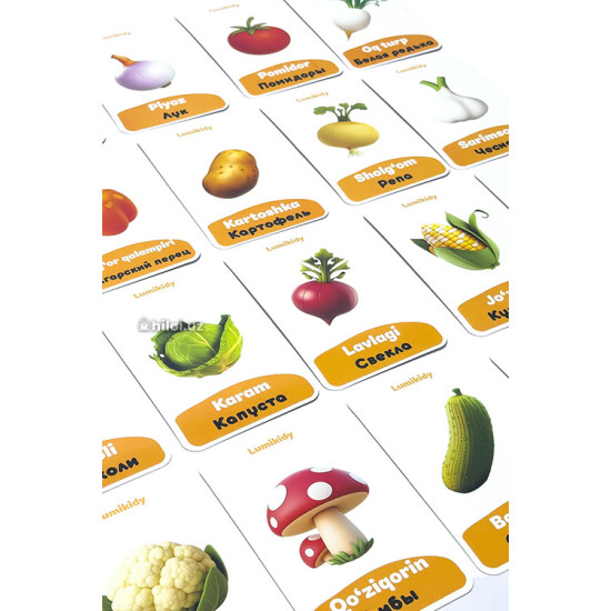 Sabzavotlar rus-tilida (Lumikidy)