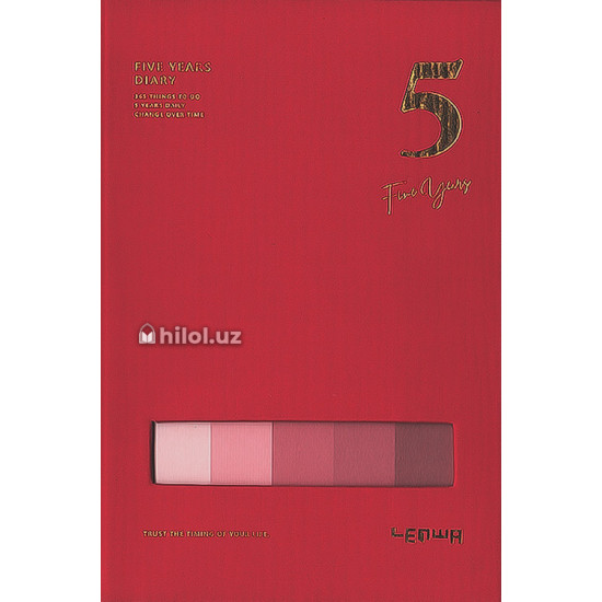 Five years planner