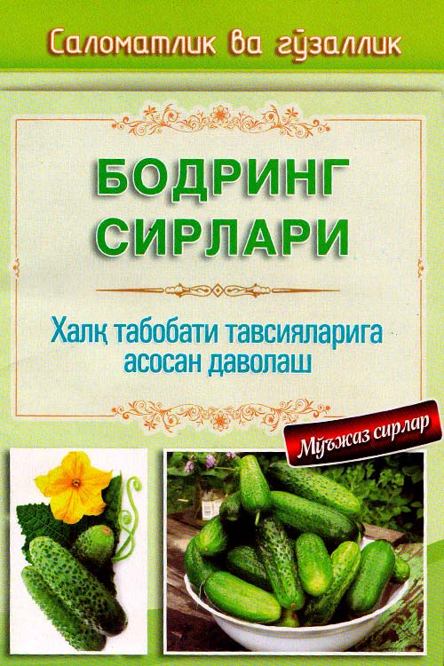 Бодрингнинг сирлари muqovasi