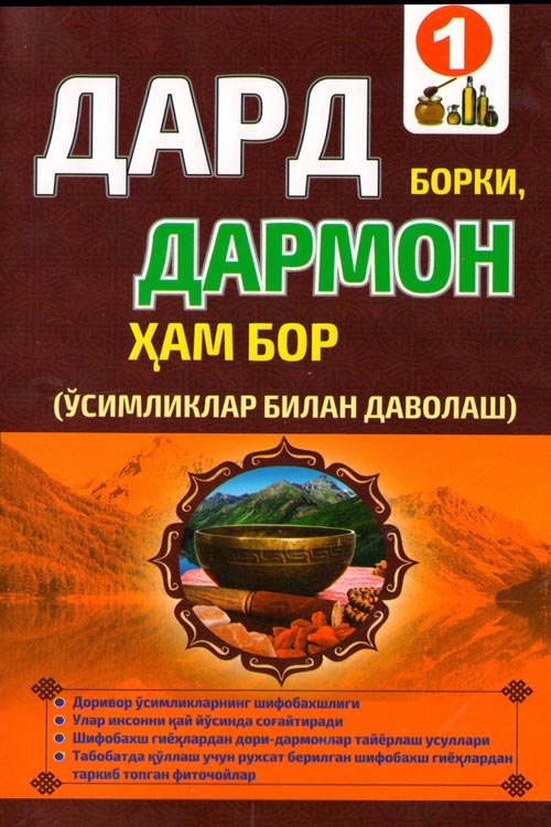 Дард борки дармон ҳам бор 1-китоб muqovasi