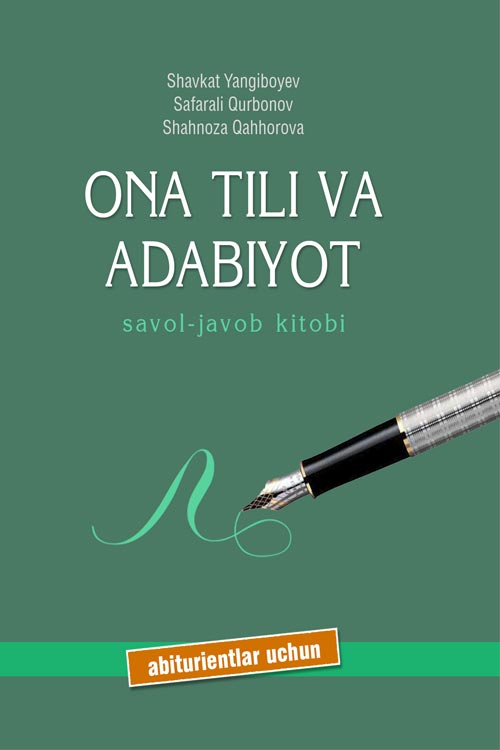 Ona tili va adabiyot (savol-javob kitobi) muqovasi